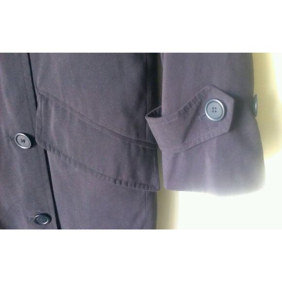 Delta Collection Uniform Long Heavy Coat Black Women's sz 2P - Picture 3 of 9